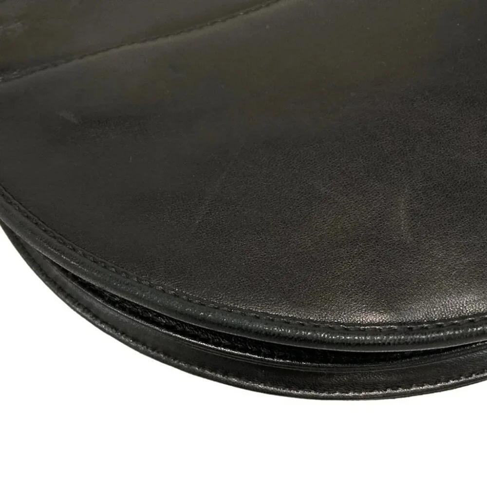 DIOR/ChristianDior Admit It - Black Leather Chemical Fiber Shoulder Bag - Picture 6 of 15